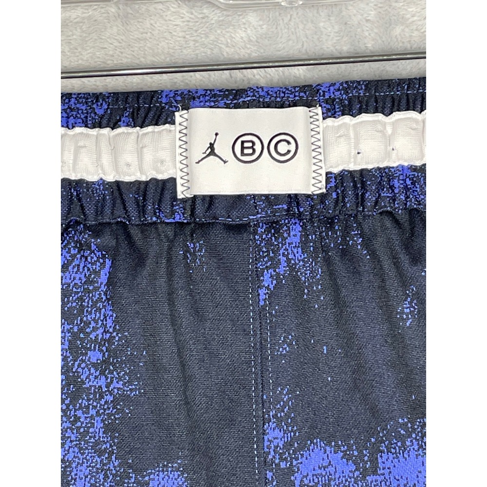 Jordan Breakfast Club Mens XXL Basketball Shorts Blue Black Wash Jumpman Mesh - Picture 5 of 10